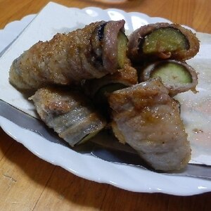 茄子の肉巻き✿甘辛味噌焼き